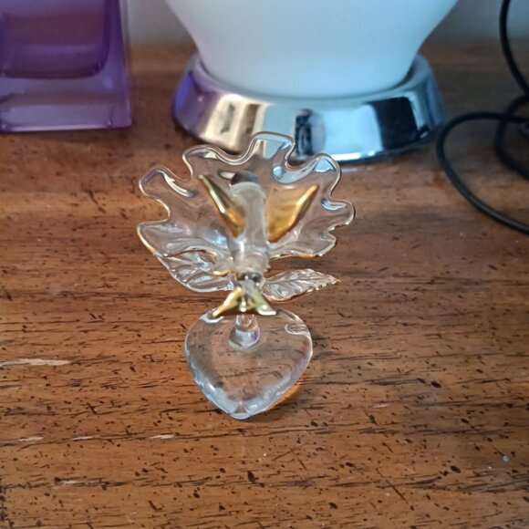 Hummingbird Glass Figurine Hand Made / Blown Art - Picture 2 of 5